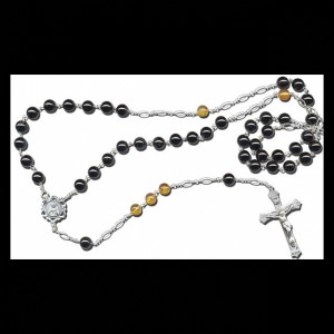 David's Rosary uses the black tourmaline beads
