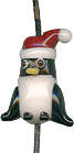 Penguin Santa beads!