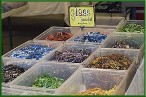 #4:  Make a long list of glass beads...