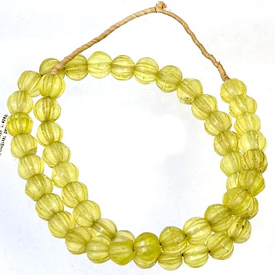Uranium salt/vaseline beads BEFORE