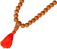 Sandalwood mala beads