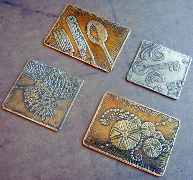 etched stamped metal for jewelry