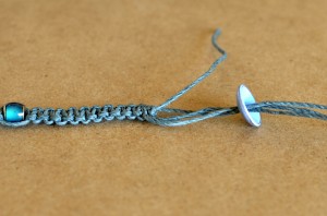 Adding a button-style clasp.