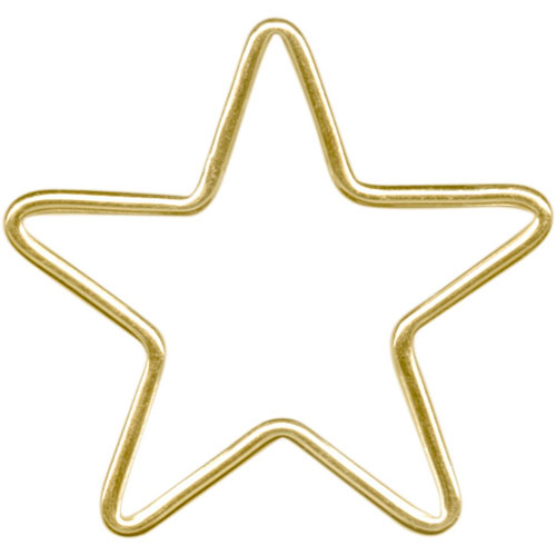 12kt Gold Star Jewelry Link