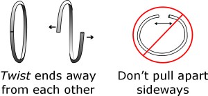How to open and close jump rings