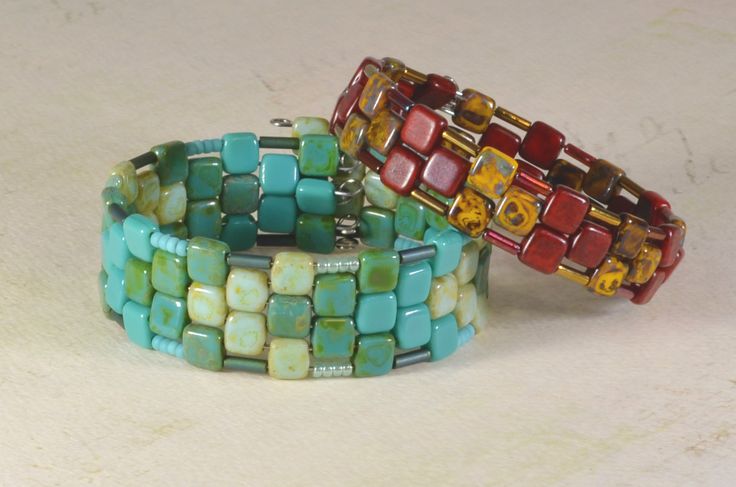 Memory Wire Leather Bracelets - Video Tutorial 