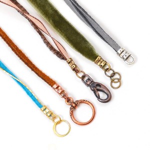 Crimp ends shown using a variety of cording and clasp options.