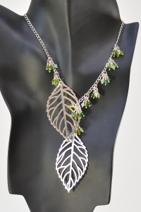Foliage Lariat Chain Necklace