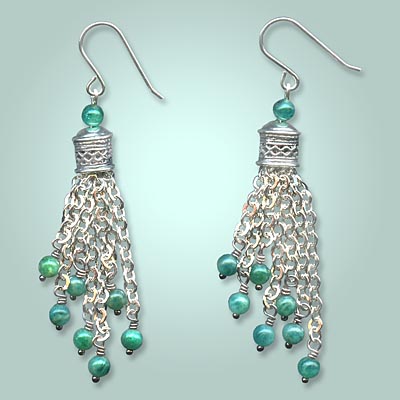 DIY Petra Tassel Earrings Tutorial by Tiffany rings-things.com