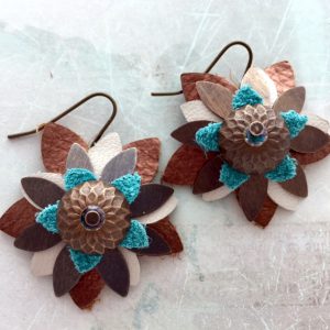 DIY leather jewelry using Sizzix Big Kick from rings-things.com
