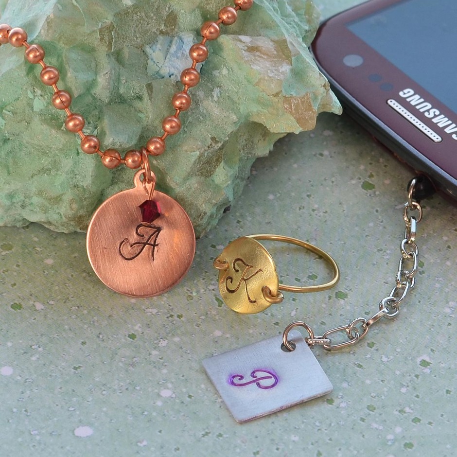 How To Make Personalized Stamped Charms – Rings and Things