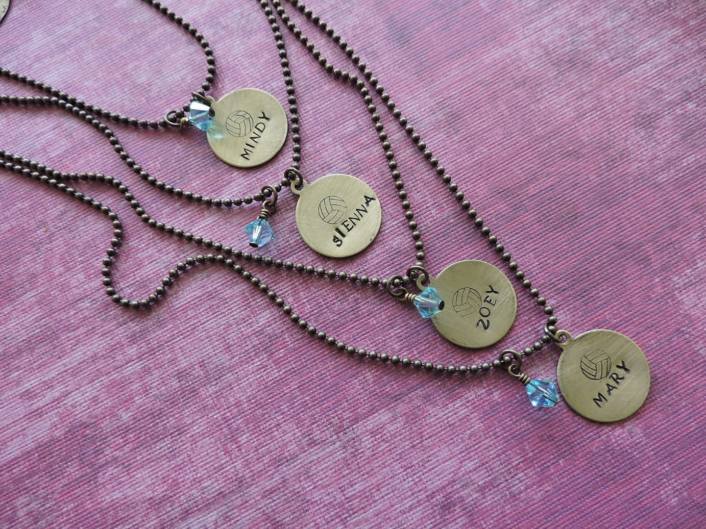 Make Metal Stamped Sports Team Necklaces - Rings and Things