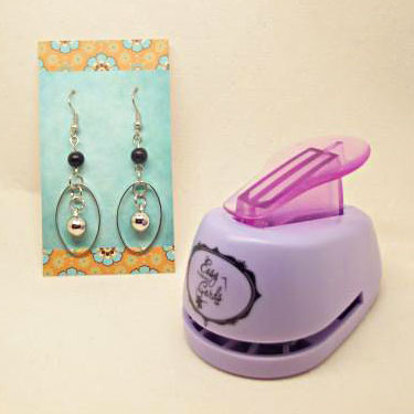 Leverback Earring Card Maker Hole Punch Homemade Jewellery Cards for sale  online