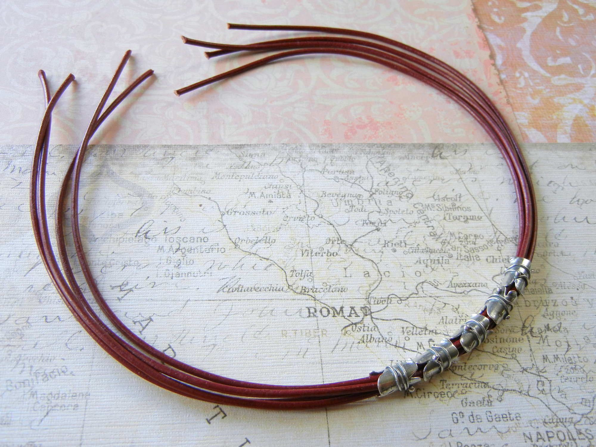 How to Make a Large-Hole Bead and Multi-Strand Leather Choker
